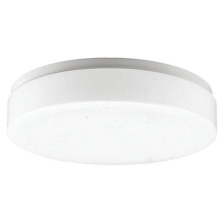Progress Lighting Acrylic Round 1-Light Close-to-Ceiling, 22 W, White P7377-30