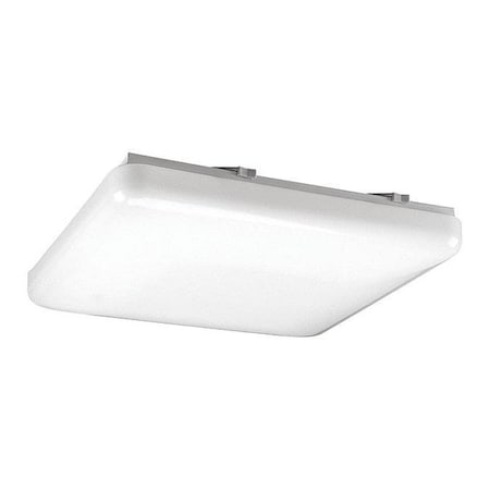 Progress Lighting Acrylic Square 1-Light Close-to-Ceiling, 22 W, White P7379-30