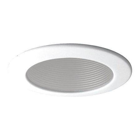 Progress Lighting Recessed 4" Step Baffle Trim, White P8144-28