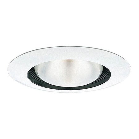 Progress Lighting Recessed 6" Step Baffle Splay Trim, Black P8082-31