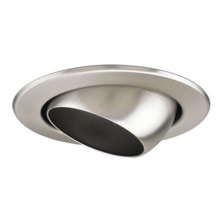 Progress Lighting Recessed -4" Eyeball Trim, Brushed Nickel P8046-09