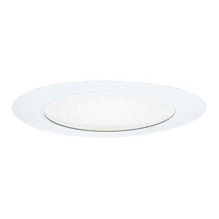 Progress Lighting Recessed Flush Albalite Glass Trim, White P8060-28