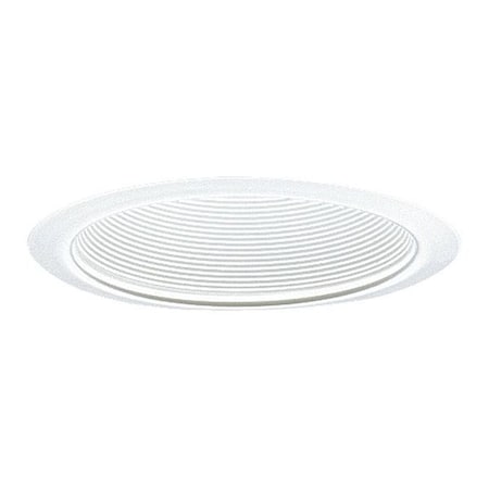 Progress Lighting Recessed 6" Step Baffle Trim, White P8063-28