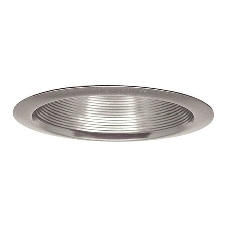 Progress Lighting Recessed 6" Step Baffle Trim, Brushed Nickel P8066-09