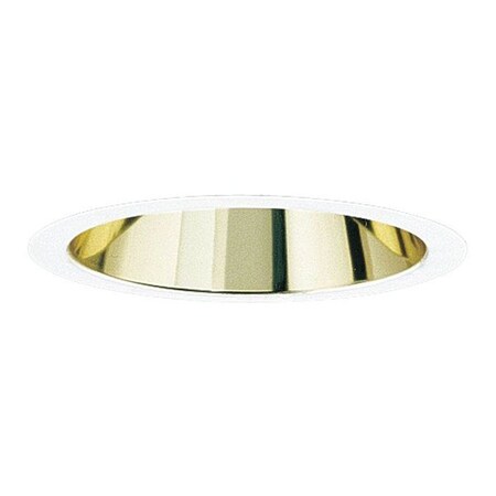 Progress Lighting Recessed Alzak Cone Trim, Gold Alzak P8068-22A
