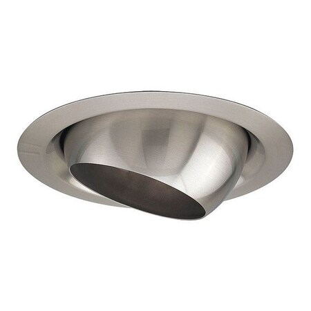 Progress Lighting Recessed Eyeball Trim, Brushed Nickel P8076-09