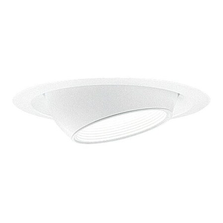 Progress Lighting Recessed 6" Mini Eyeball Baffle Trim, White P8077-28
