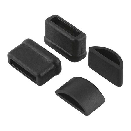 Progress Lighting Hide-a-Lite 4 End Cap for Ambiance LED Tape, Black P8731-30