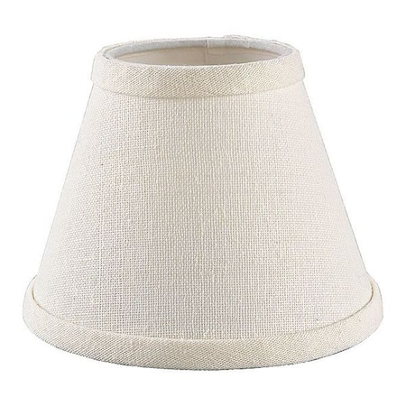 Progress Lighting Brussels Linen Shade Accessory with Uno-Fitter, Creme P8632-01