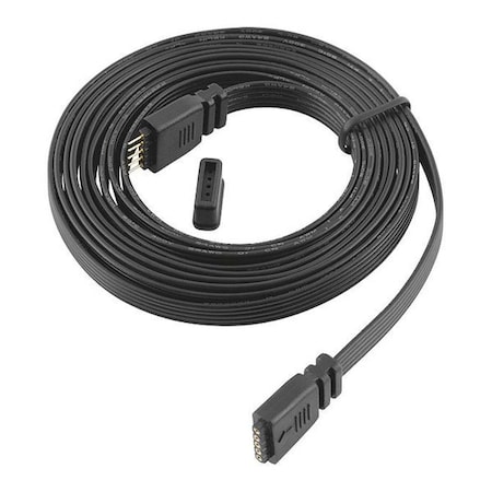 Progress Lighting Hide-a-Lite 4 8-Ft. LED Tape Connector Cord, Black P8705-30