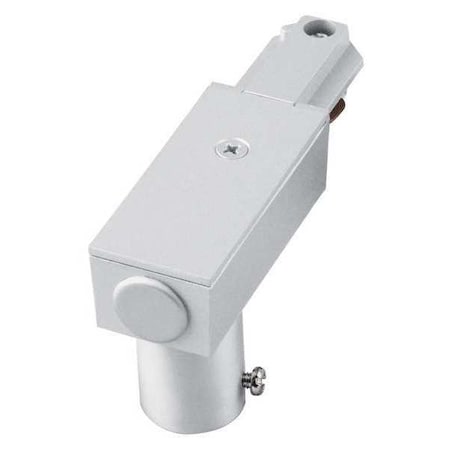 Progress Lighting Track Accessory Top and End Feed for Non-Metallic Wire, White P9110-28