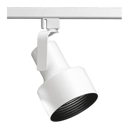 Progress Lighting Track Head 1-Light Track Head, 75 W, White P9201-28