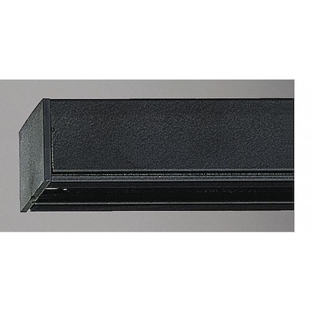 Progress Lighting Track Accessories 4 foot Alpha Trak Sections, Black P9104-31