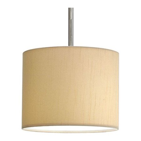 Progress Lighting Markor 10" Drum Shade, Beige Silk P8821-01