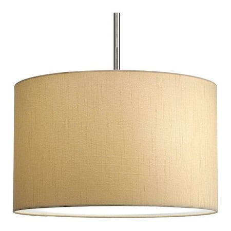 Progress Lighting Markor 16" Drum Shade, Beige Silk P8823-01
