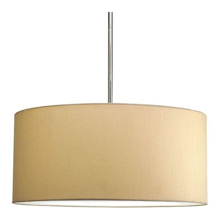 Progress Lighting Markor 22" Drum Shade, Beige Silk P8825-01