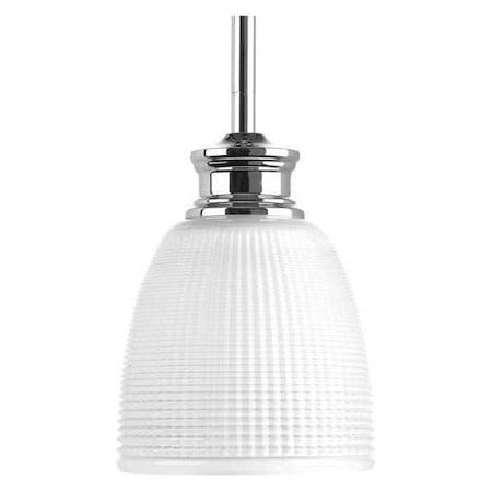 Progress Lighting Lucky 1-Light Mini-Pendant, 100 W, Polished Chrome P5088-15