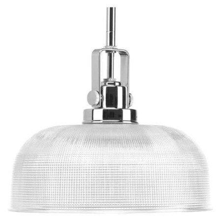 Progress Lighting Archie 1-Light Pendant, 100 W, Polished Chrome P5026-15