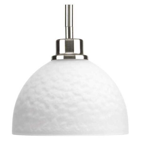 Progress Lighting Legend 1-Light Mini-Pendant, 100 W, Brushed Nickel P5032-09