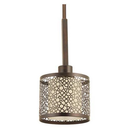 Progress Lighting Mingle 1-Light Mini-Pendant, 100 W, Antique Bronze P5038-20