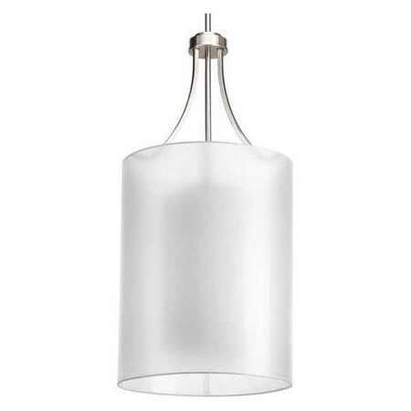 Progress Lighting Invite 2-Light Foyer Drum (15"), 60 W, Brushed Nickel P5046-09