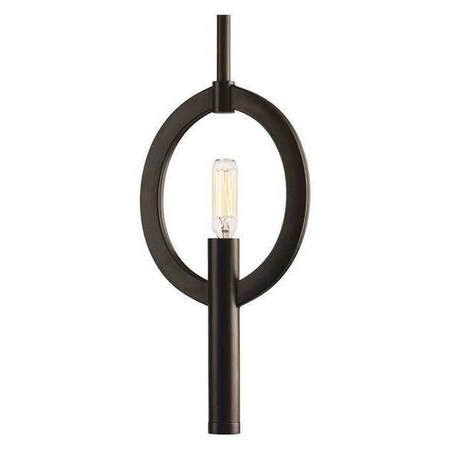 Progress Lighting Draper 1-Light mini-Pendant, 60 W, Antique Bronze P5061-20