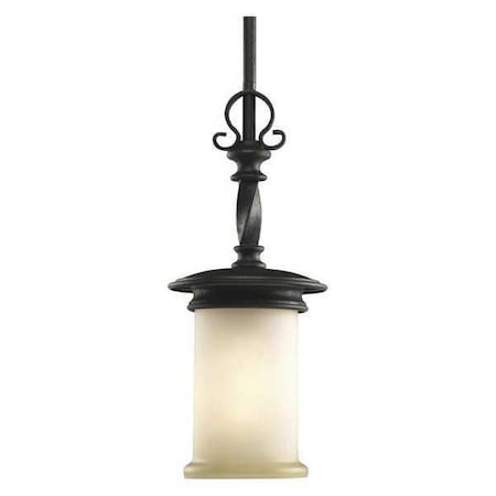 Progress Lighting Santiago 1-Light Mini-Pendant, 100 W, Forged Black P5076-80