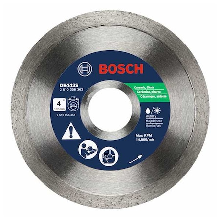 Bosch 4In Continuous Rim Diamond Blade DB443S