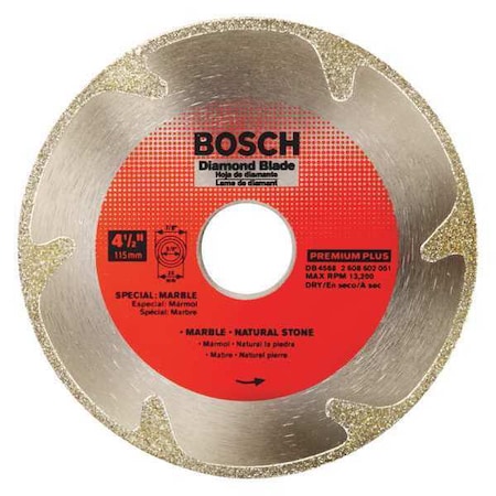 Bosch Dia Blade Marble Premium Plus 4-1/2In DB4568