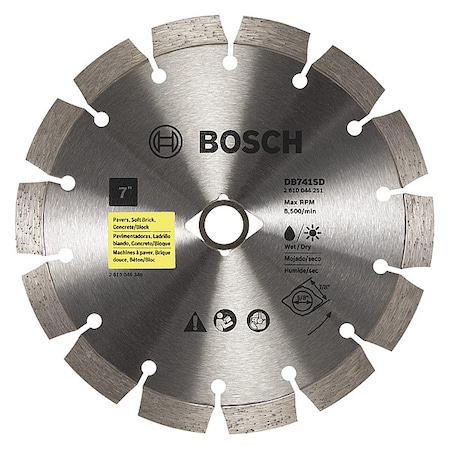 Bosch 7In Segmented Rim Diamond Blade DKO DB741SD