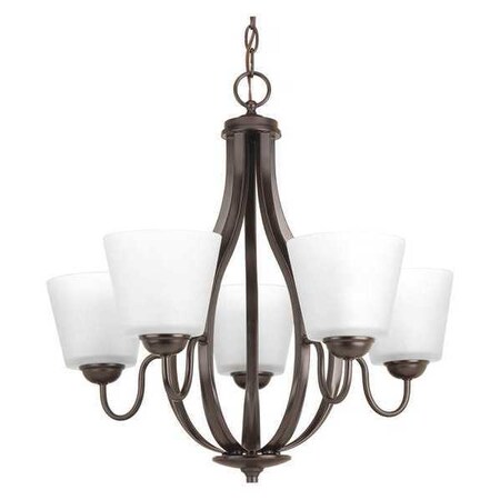 Progress Lighting Arden 5-Light Chandelier, 100 W, Antique Bronze P4746-20