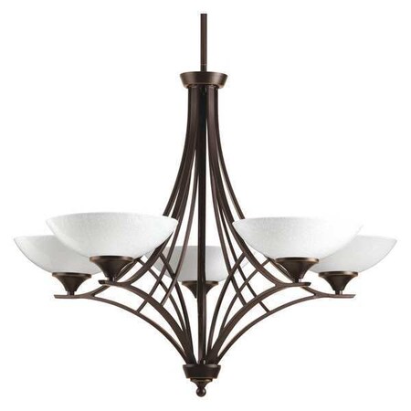 Progress Lighting Prosper 5-Light Chandelier, 60 W, Antique Bronze P4702-20