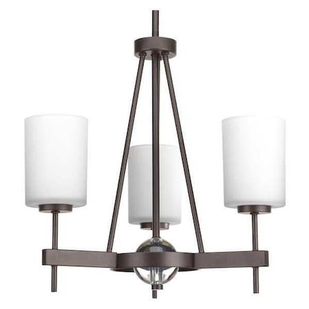 Progress Lighting Compass 3-Light Linear Chandelier, 100 W, Antique Bronze P4705-20