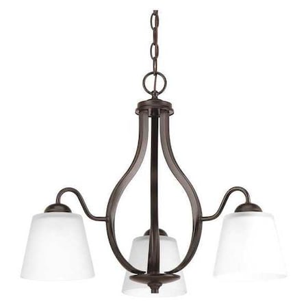 Progress Lighting Arden 3-Light Chandelier, 100 W, Antique Bronze P4745-20