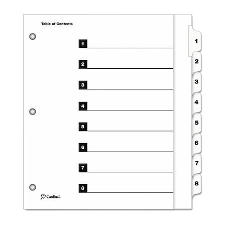 Cardinal Cardinal OneStep Index System, 8-Tab 61813