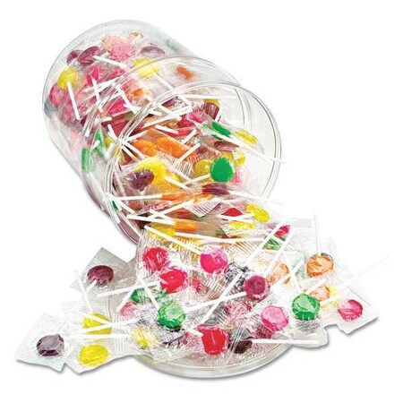 Office Snax 32oz. Tub, Sugar-Free Suckers, Assorted 00068