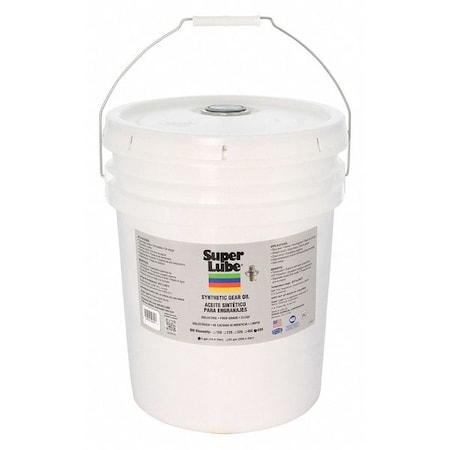 Super Lube 5 gal. Gear Oil Pail, 680 ISO Viscosity, 140 SAE, Translucent Clear 54605