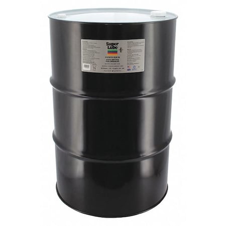 Super Lube 55 gal. Gear Oil Drum, 320 ISO Viscosity, 90 SAE, Translucent Clear 54355