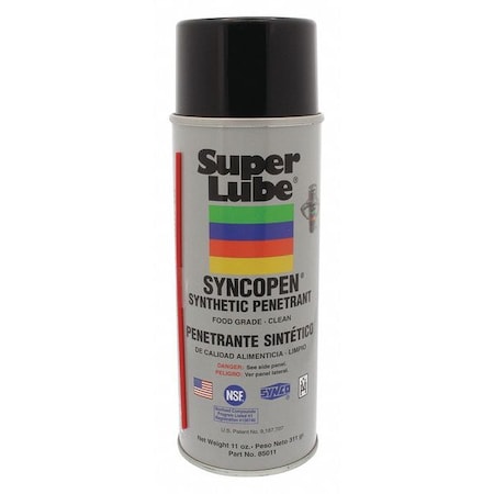Super Lube Super Lube, Syncopen, Synthetic Penetrant, 11 oz, Aerosol Can 85011