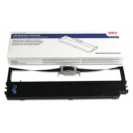 Oki Ribbon, Nylon, Ml620/690, Black 44173403
