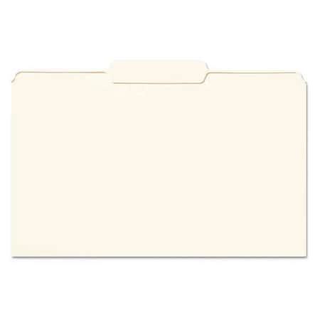 Smead File Folder 8-1/2 x 14", 1/3-Cut Tab, Center Position, Manila, PK100 15332