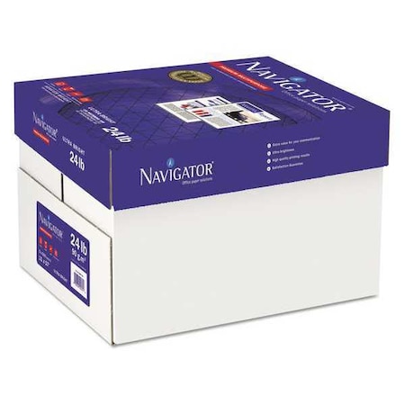 Navigator Paper, 24lb., 97Br, 11"x17", BrightWhite, PK5 NMP1724