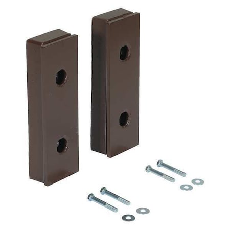 Vestil Steel Face Molded, Rubber Bumper, 2x16x5 B-516-SF