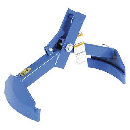 Vestil Drum Clutcher, 30 gal., Steel Drum, 1K DCL-550