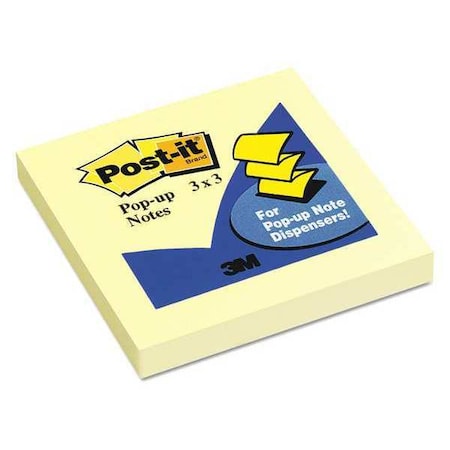 Post-It Refill, Post-It, 3"x3", Yellow, PK1200 R330-YW