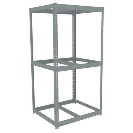Tennsco Boltless Shelving Unit, 36-5/8"D x 42-5/8"W x 84"H, 3 Shelves, Steel ZLC7-4236S-3