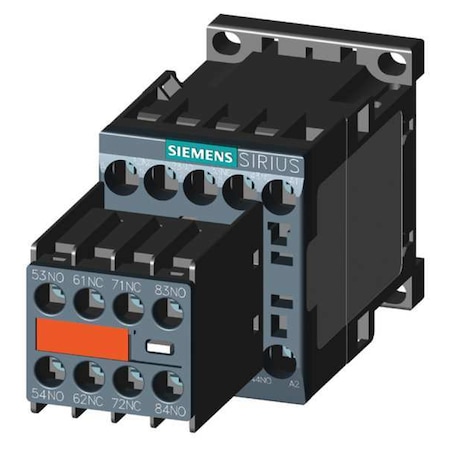 Siemens IEC Control Relay, 6NO/2NC, 24VDC, 10Aand6A 3RH22621BB40