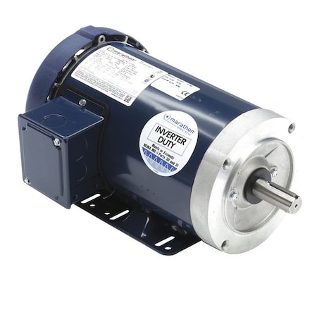 Leeson Three-Phase General Purpose Motor, 1 1/2 HP, 145TC Frame, 230/460V AC Voltage 145TTFR6058
