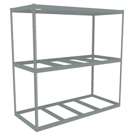 Tennsco Boltless Shelving Unit, 36-5/8"D x 84-5/8"W x 84"H, 3 Shelves, Steel ZLE7-8436S-3