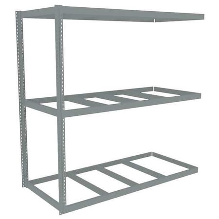 Tennsco Boltless Shelving, Add-On, 84x30, 3 Shelf ZLE7-8430A-3